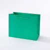 Wholesale and customization of high-end single-color gift bags, special color white card paper, universal handbags, cosmetic gift bags Specification image